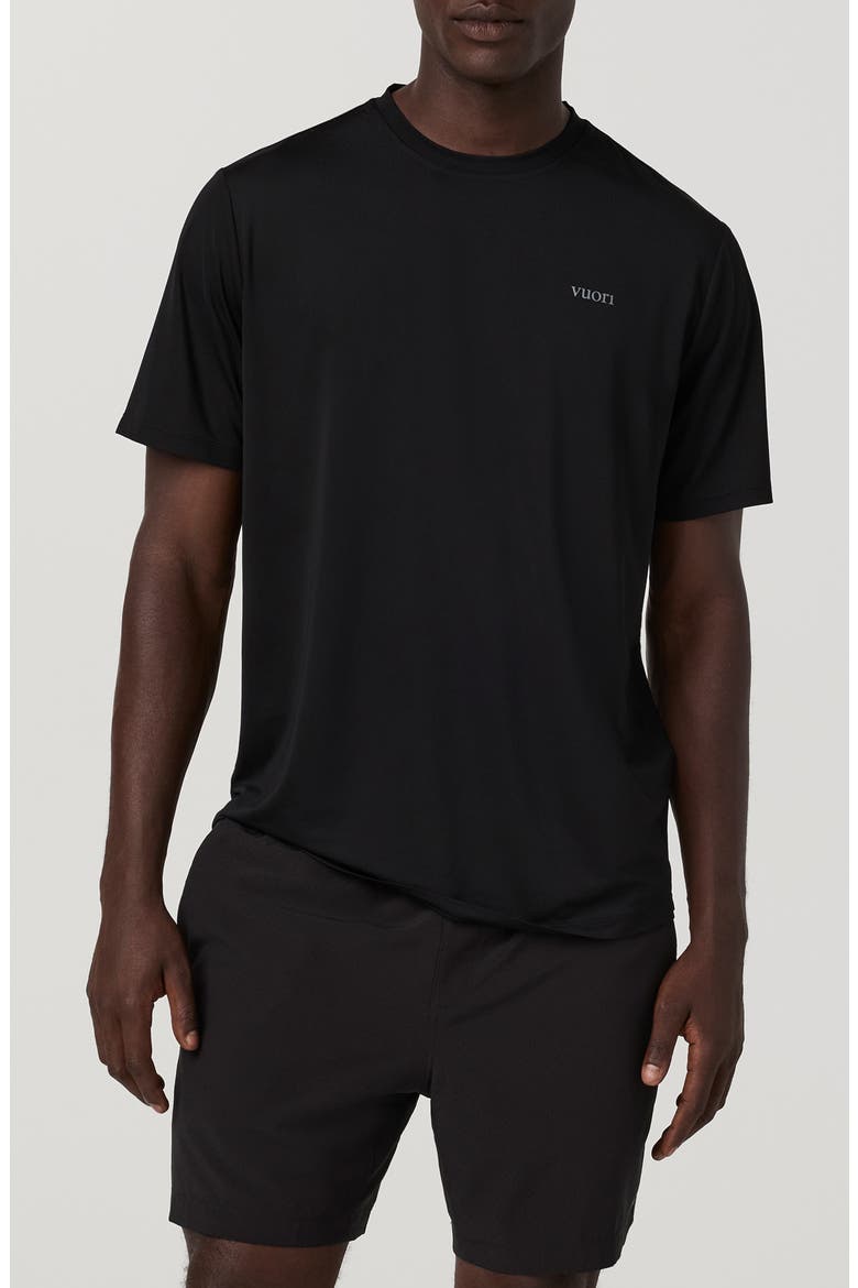 Viewpoint Performance T-Shirt, Main, color, BLACK