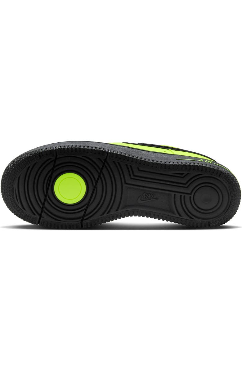 Nike Air Force 1 Dance Sneaker, Alternate, color, Volt/ Black/ Gunmetal