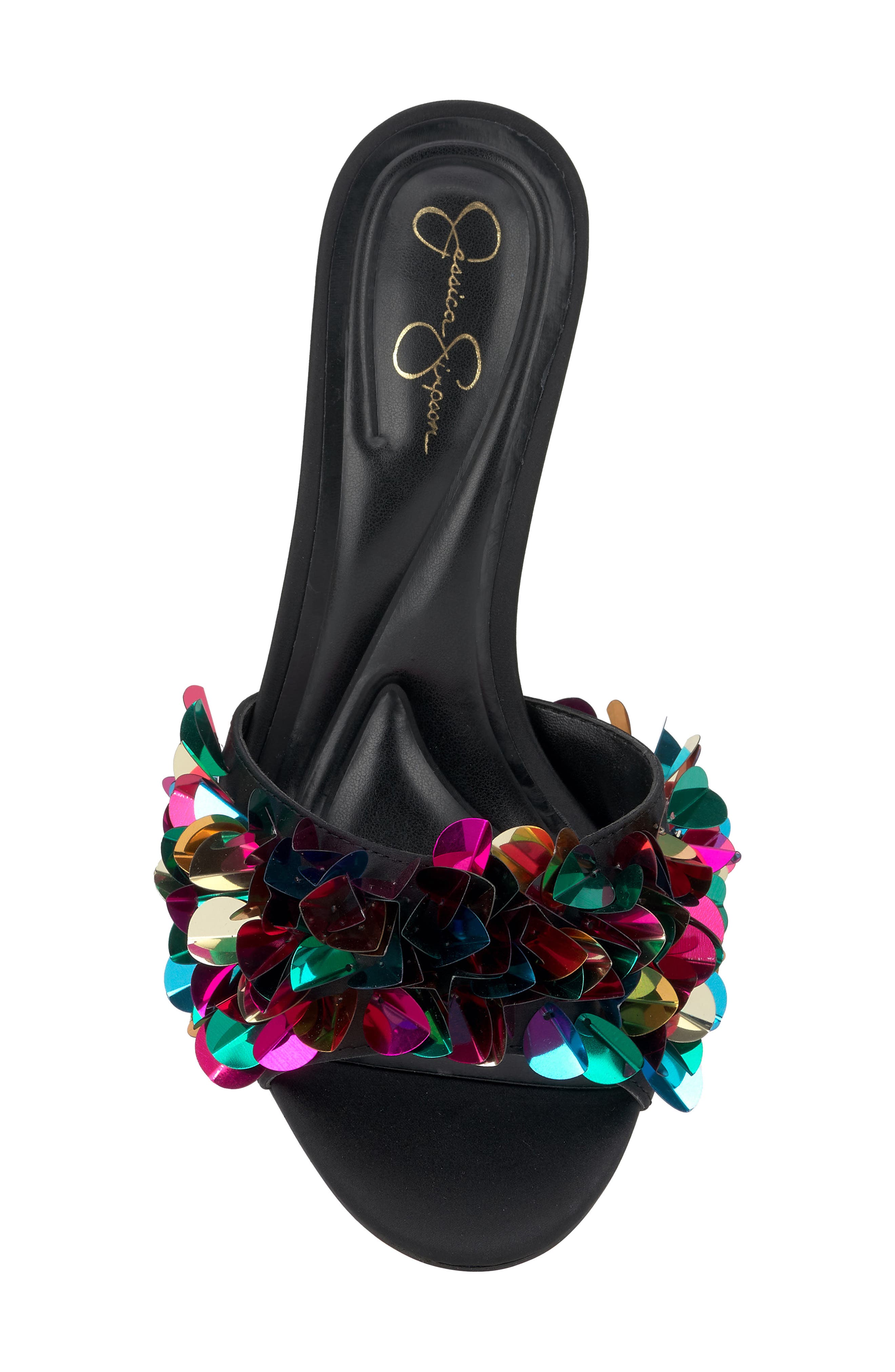 Jessica Simpson Palora Slide Sandal, Alternate, color, Black