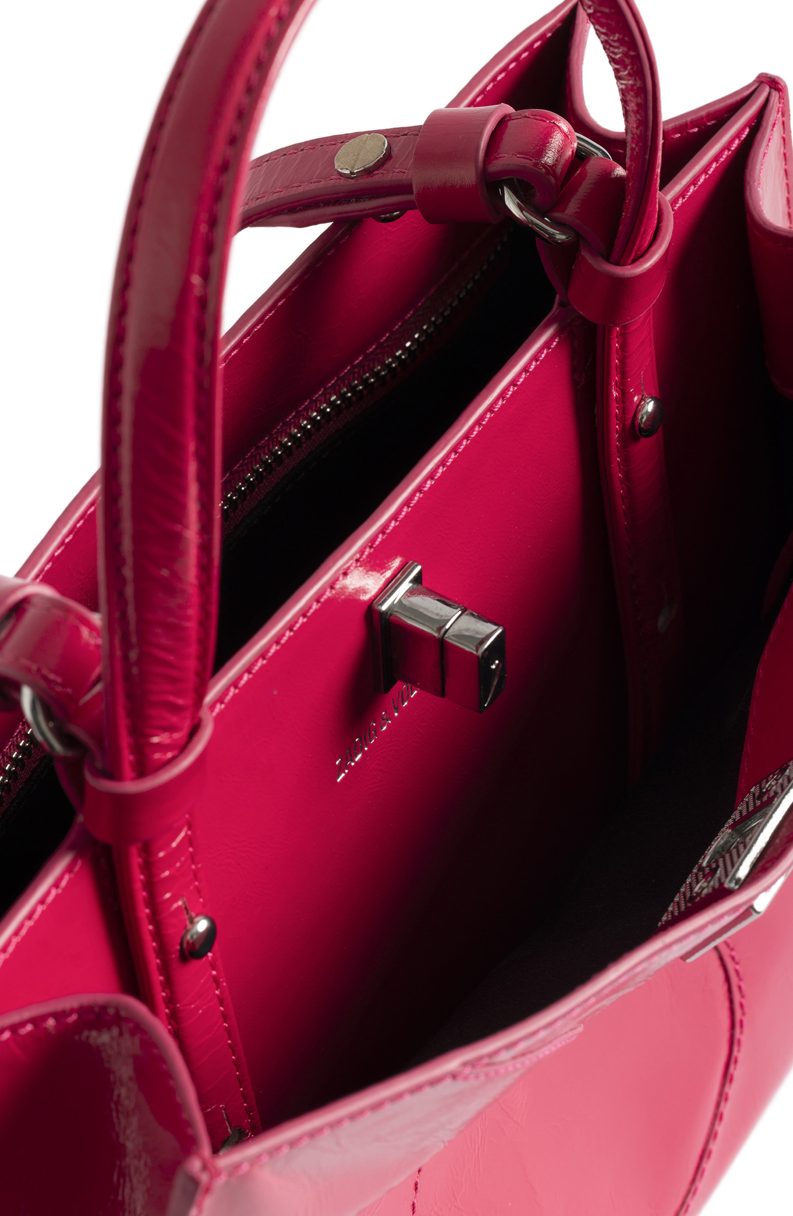 Jack Patent Leather Shoulder Bag, Alternate, color, PODIUM