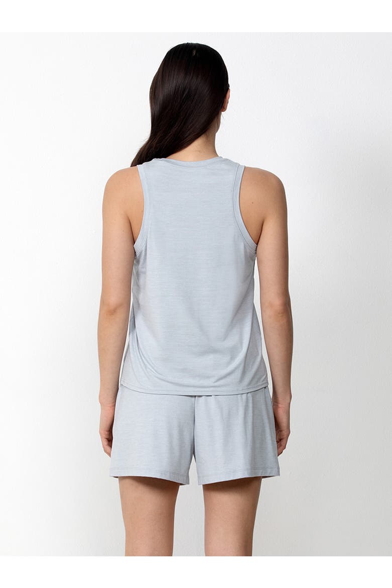 Lightweight Tank and Short Set, Alternate, color, Heather Blue