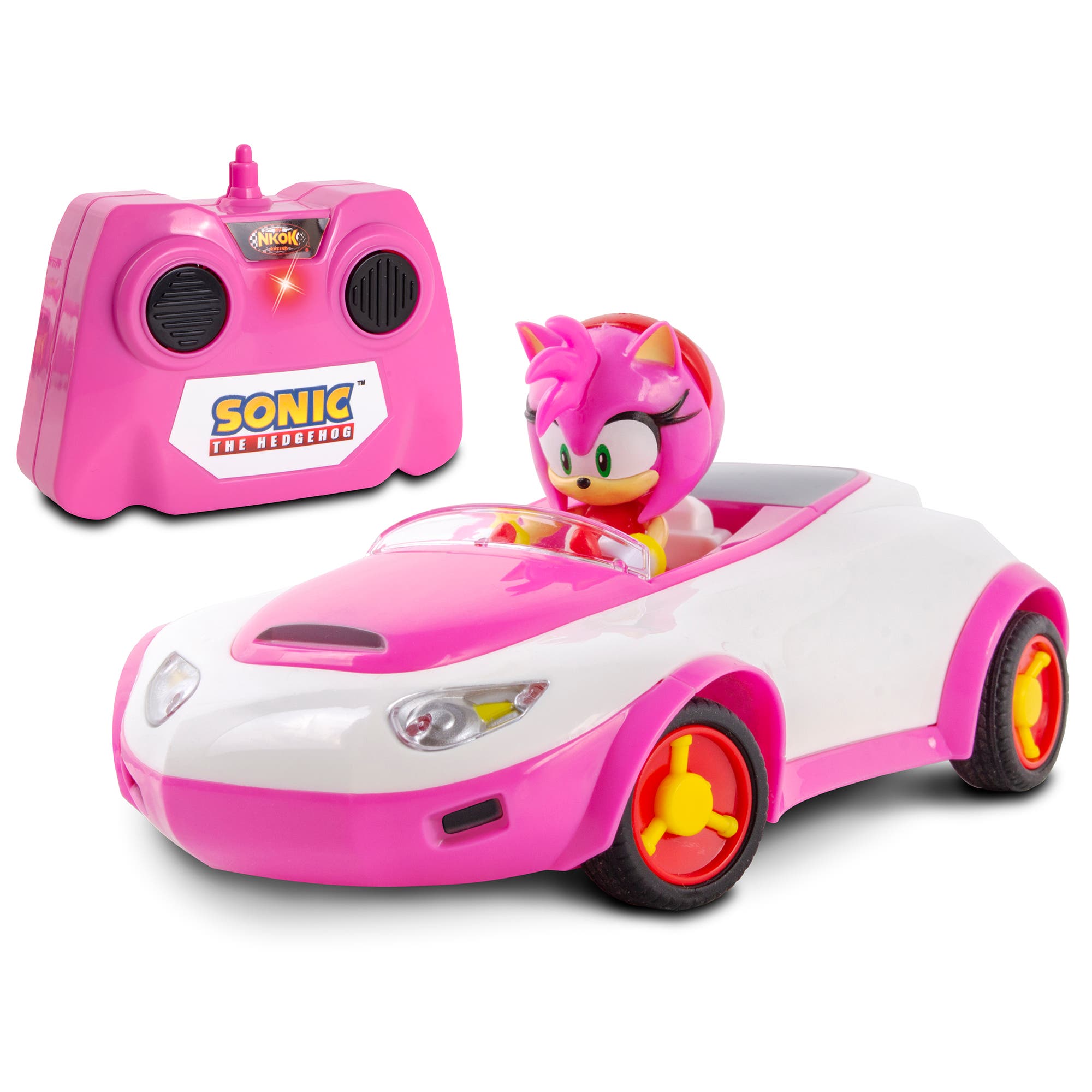 Sonic Racing Amy Rose 2.4GHz RC Vehicle, 128 Scale in Multicolored 