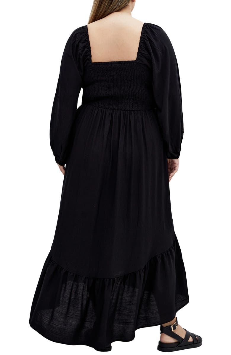 City Chic Gracie Long Sleeve Maxi Dress, Alternate, color, 