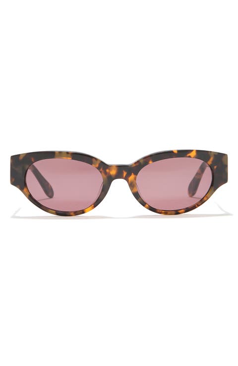 MAXAZRIA 53mm Chunky Oval Sunglasses