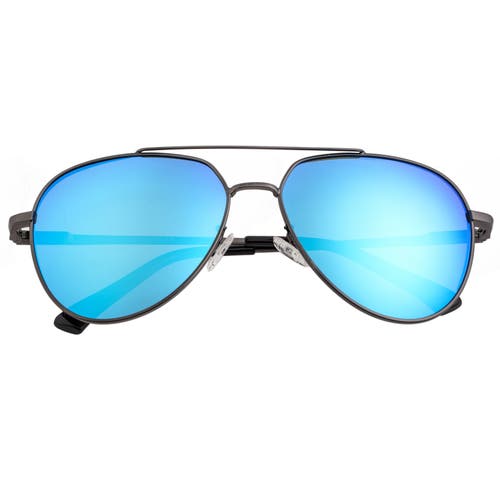 Breed Lyra Mirror Coating Pilot Mens Sunglasses Bsg061bl In Black/blue