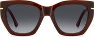 Victoria Beckham VB 7017/S 52mm Rectangular Sunglasses