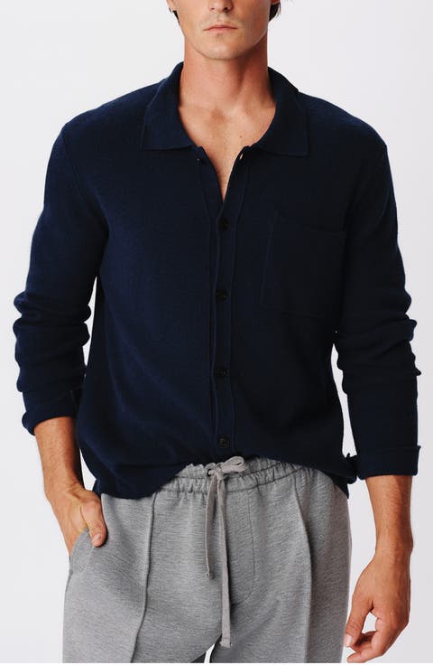 Long Sleeve Polo Cardigan