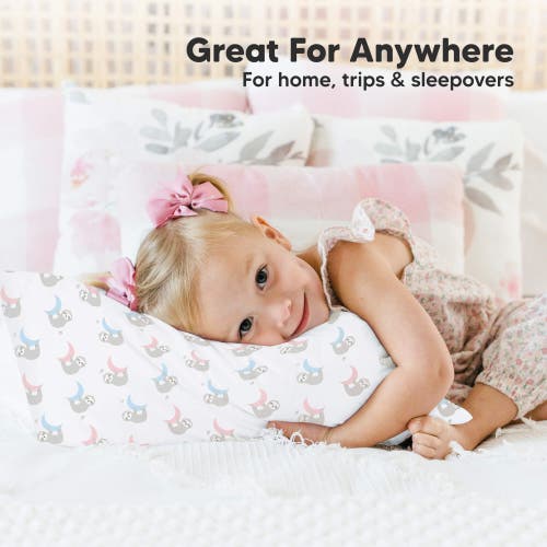 Keababies Printed Toddler Pillowcase 13x18" In White