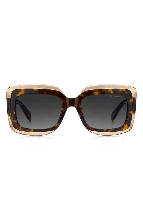 Marc Jacobs 54mm Rectangular Sunglasses In Multi