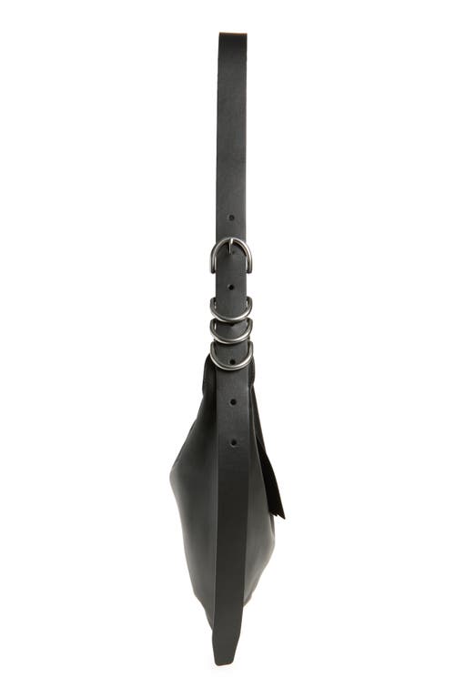 Rag & Bone Medium Mercer Leather Hobo Bag In Black