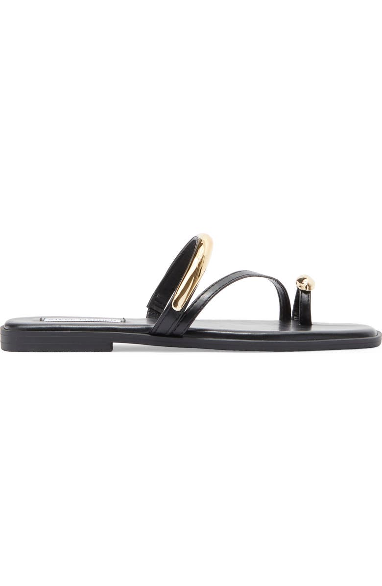 Steve Madden Arley Square Toe Sandal, Alternate, color, Black