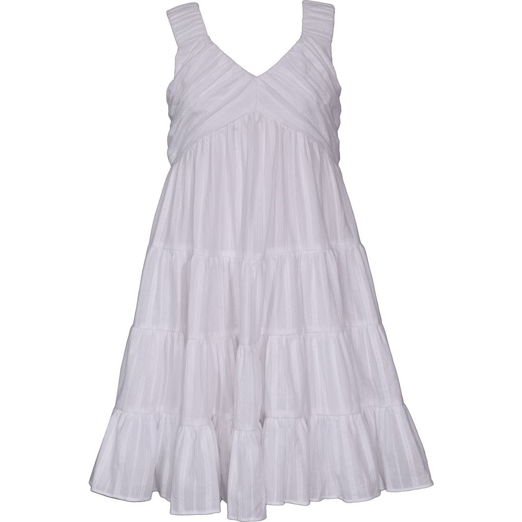 Iris & Ivy Kids' Shirred Tiered Dress