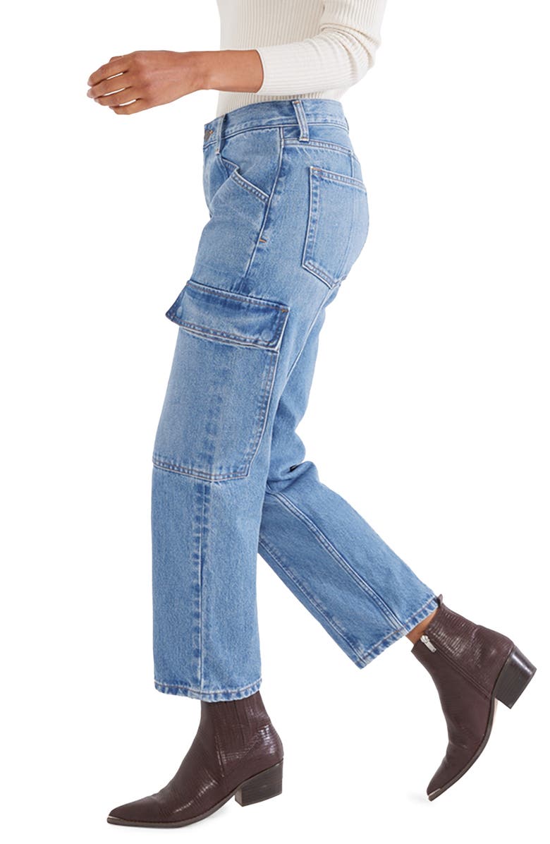 ÉTICA Pax Cargo Crop Straight Leg Jeans, Alternate, color, 