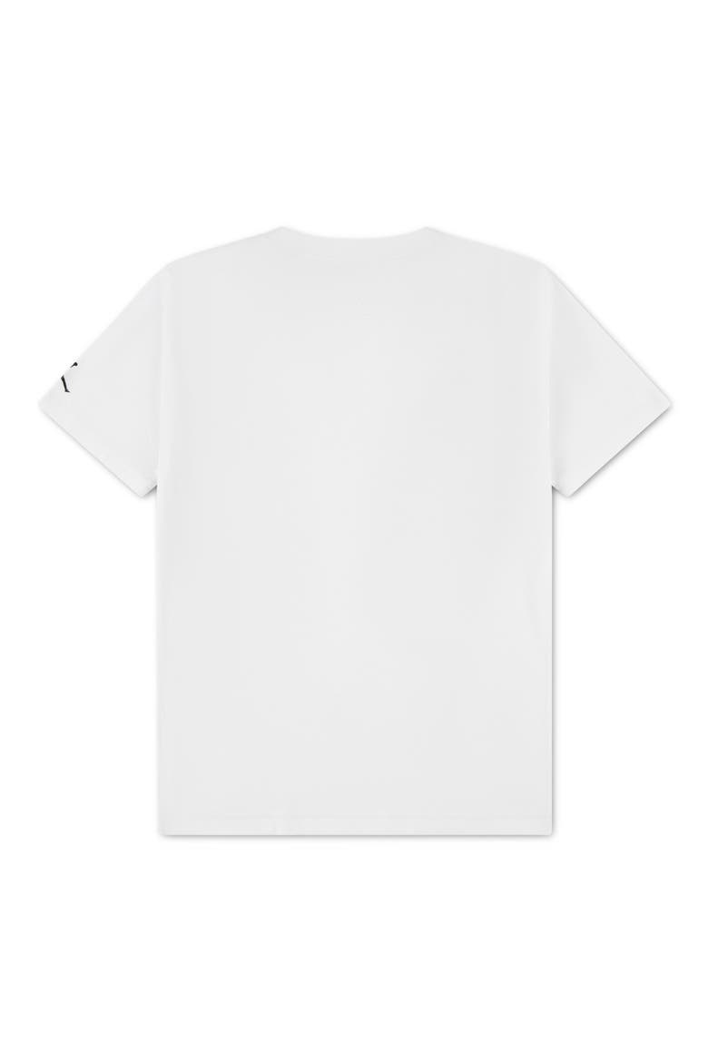 Kids' AJ3 Shoe Strings Graphic T-Shirt, Alternate, color, WHITE