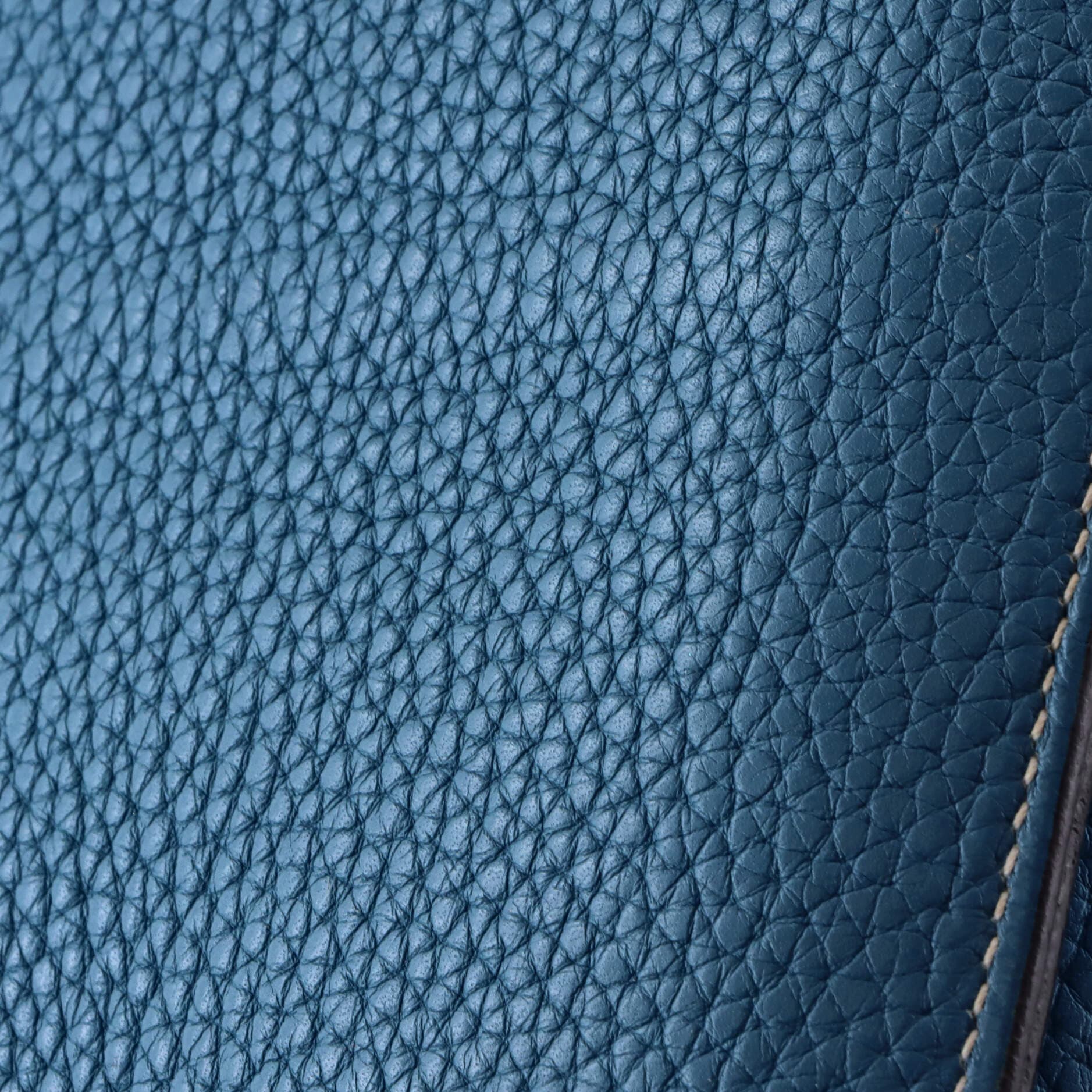Pre-Owned Hermes Jypsiere Bag Clemence 34, Alternate, color, Bleu Jean