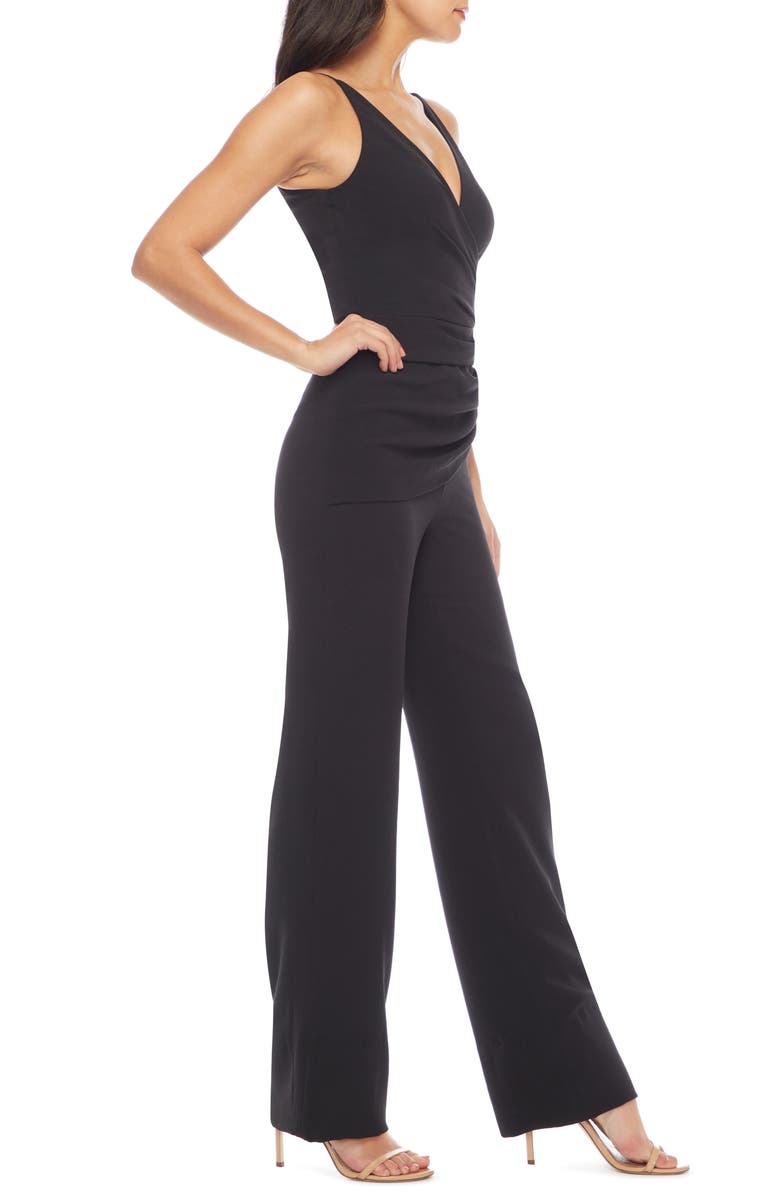 Dress the Population Sam Ruched Jumpsuit, Alternate, color,