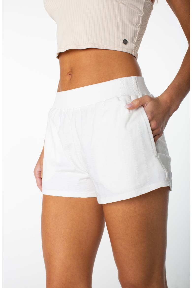 Summer Fling Cotton Jersey Shorts, Alternate, color, CLOUD DANCER