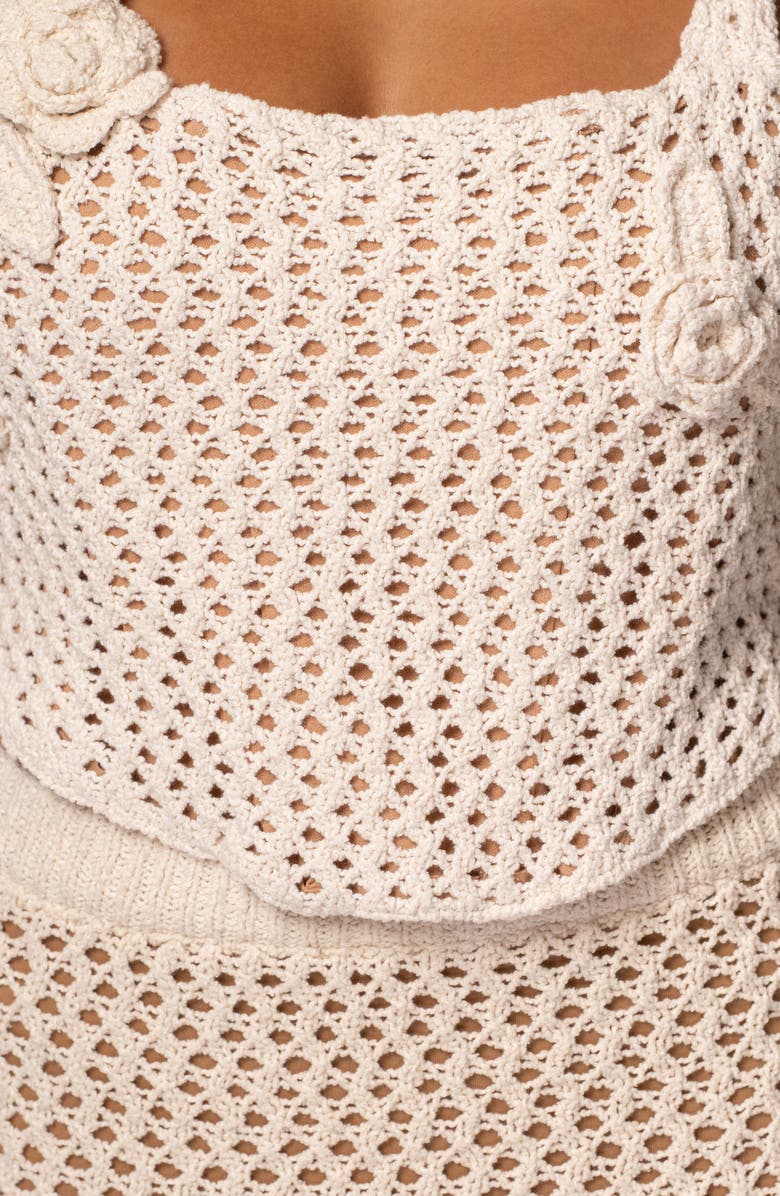 JLUXLABEL Beachside Crochet Tank, Alternate, color, 