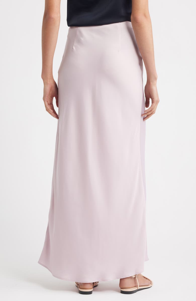 BOSS Orange Visos Satin Maxi Skirt, Alternate, color, Lilac