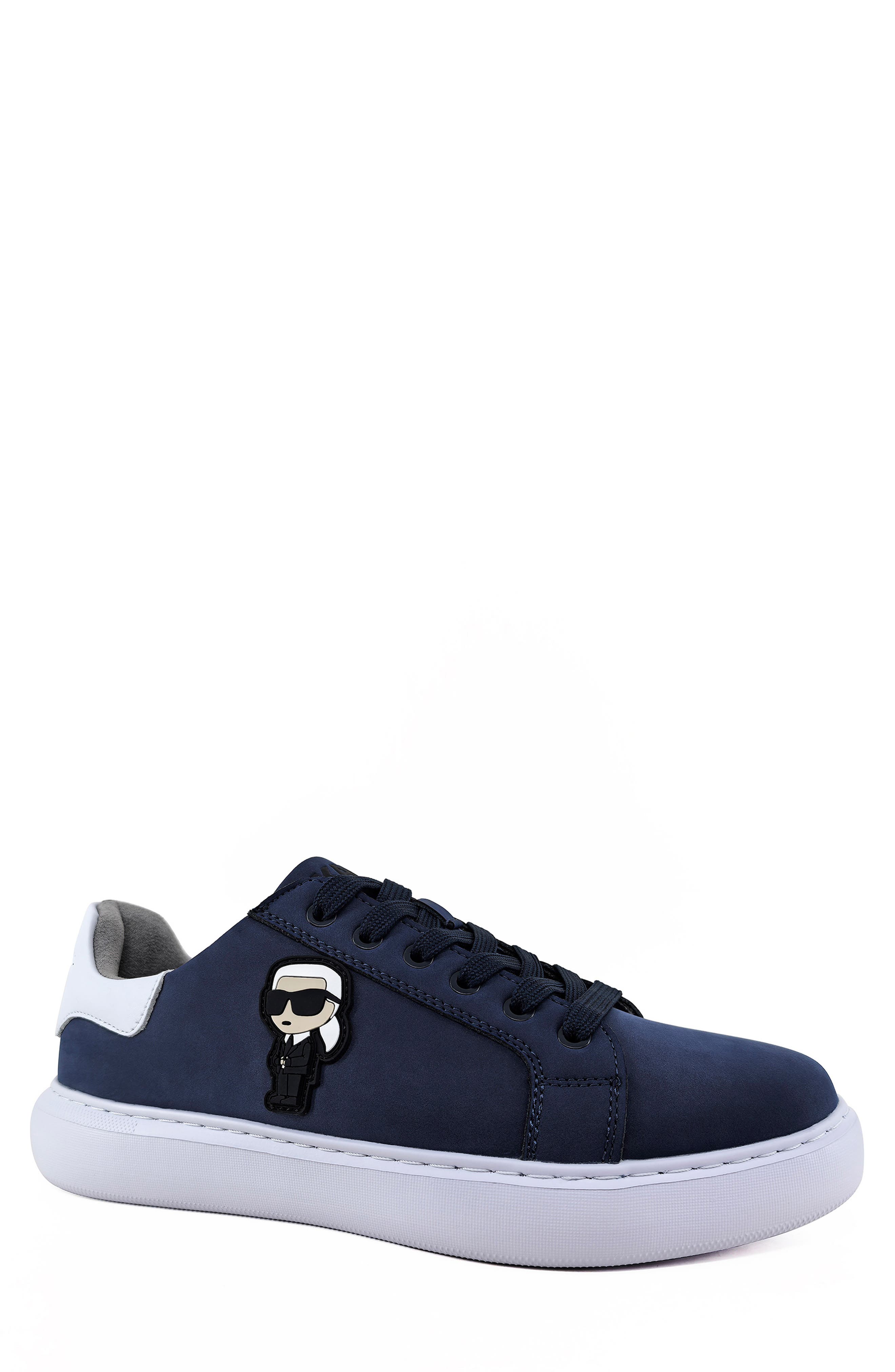 Karl Patch Sneaker, Main, color, NAVY
