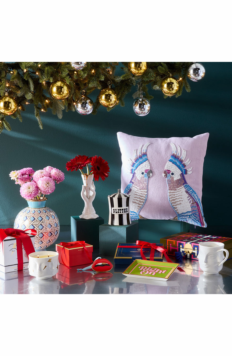 Jonathan Adler Basketweave Round Vase, Alternate, color,