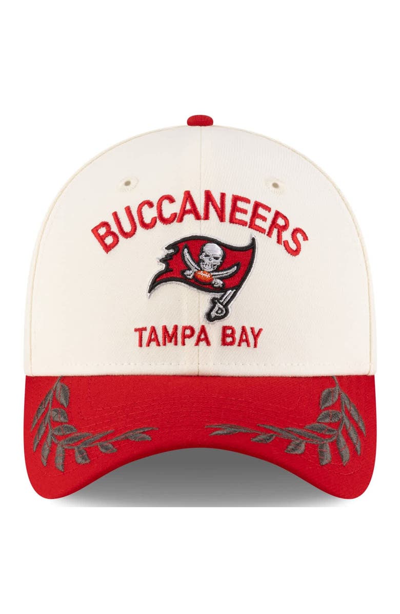 New Era Men's New Era  Cream/Red Tampa Bay Buccaneers 2025 NFL Draft 39THIRTY Flex Hat, Alternate, color, Cream