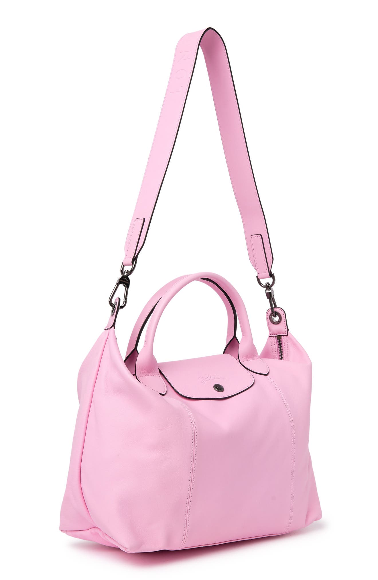 Longchamp Le Pliage Mid Satchel w/ Strap, Alternate, color, 