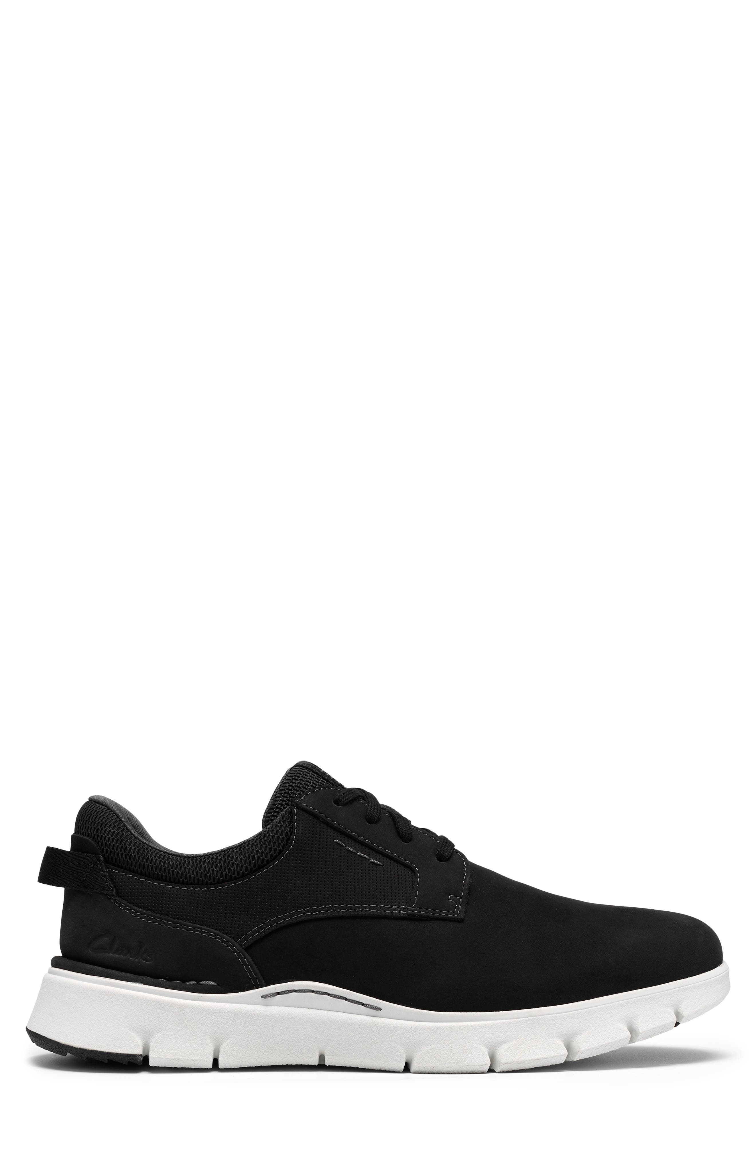 Step 365 Plain Toe Leather Sneaker, Alternate, color, BLACK NUBUCK