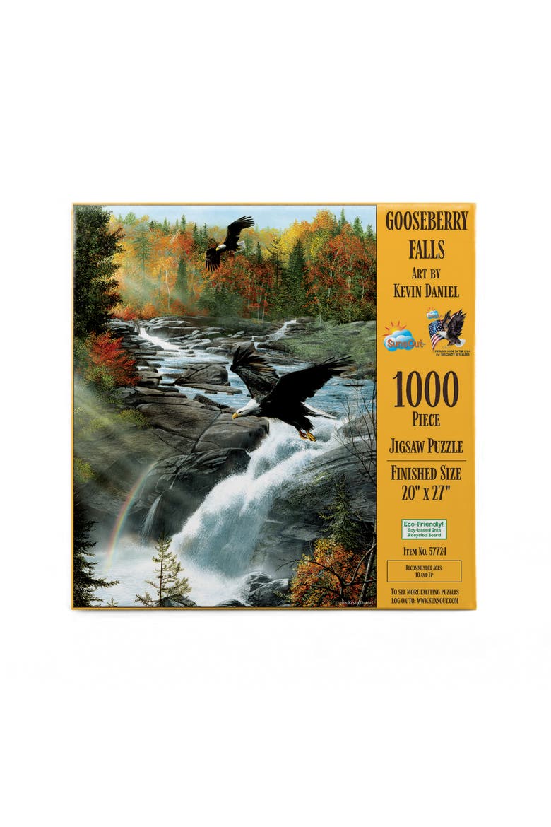 Gooseberry Falls 1000 piece Jigsaw Puzzle for Adults, Alternate, color, Multicolor