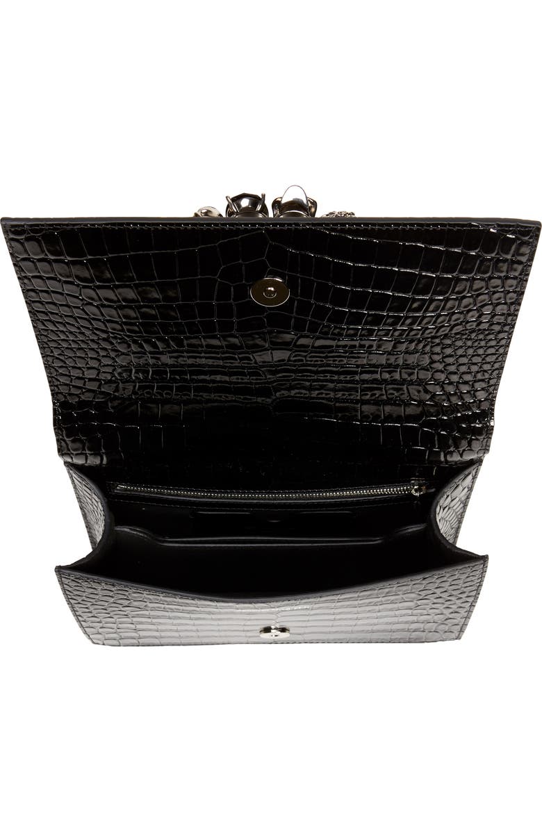 McQueen Alexander McQueen Jewelled Croc Embossed, Alternate, color,