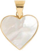 Freya Rose Mother of Pearl Heart Pendant