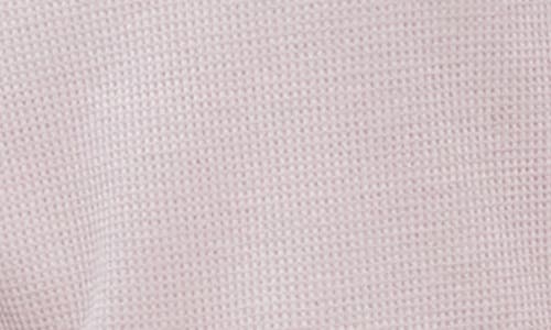 Michael Stars Palmer Cropped Long Sleeve Thermal T-shirt In Pink