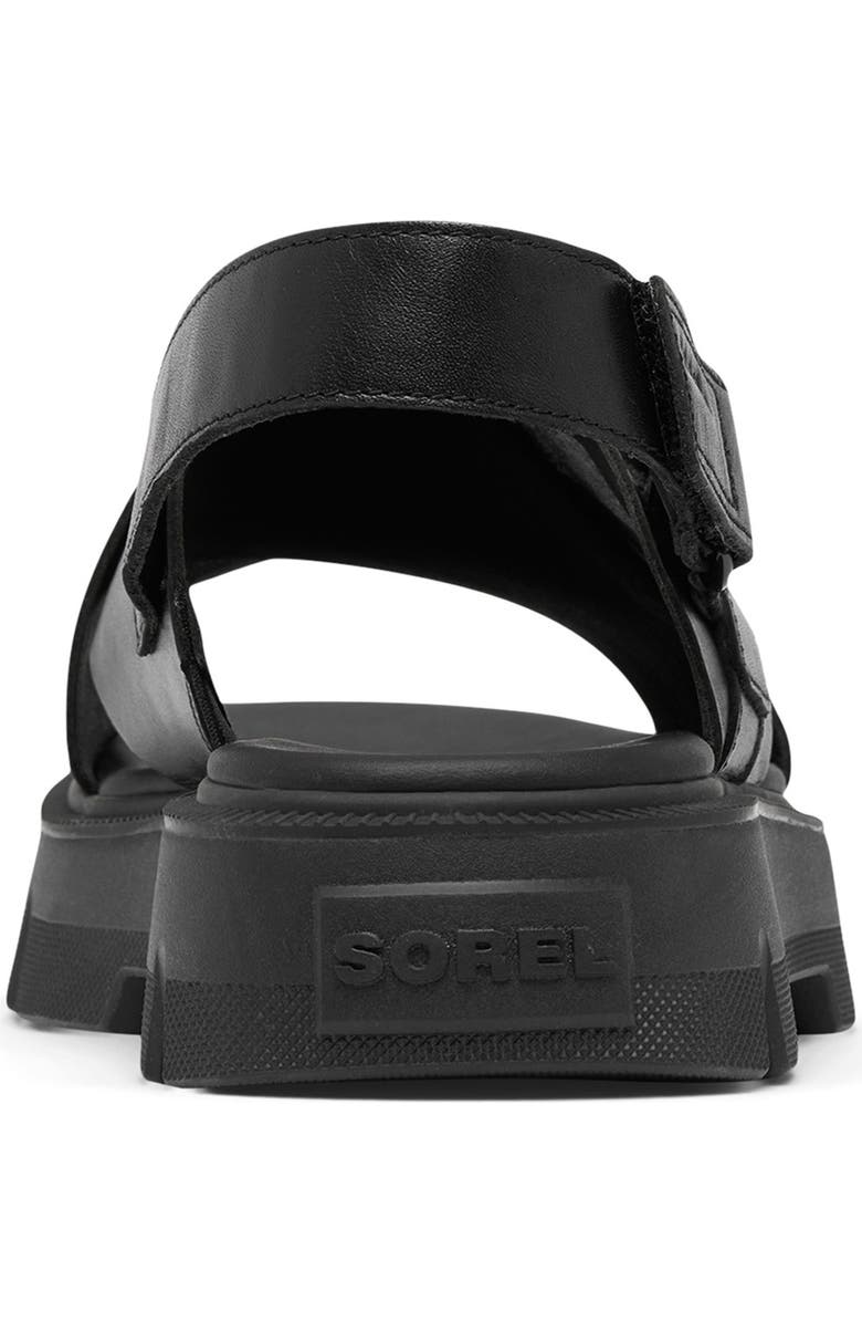 SOREL REIN CB Crisscross Sandal, Alternate, color, Black/ Black