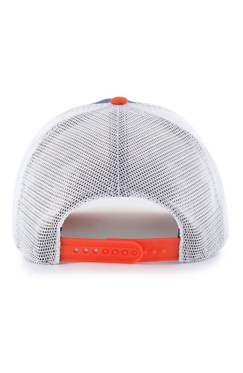 '47 Youth '47 Royal/Orange Florida Gators Super Stripe Hitch Adjustable Trucker Hat, Alternate, color,