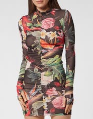 PHILIPP PLEIN Short Dress Flowers Women