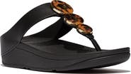 FitFlop Fino Resin Hoop Lea Sandal