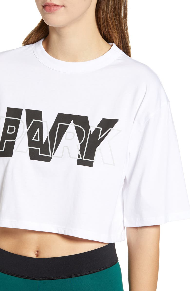 IVY PARK<sup>®</sup> Layer Logo Crop Tee, Alternate, color, 