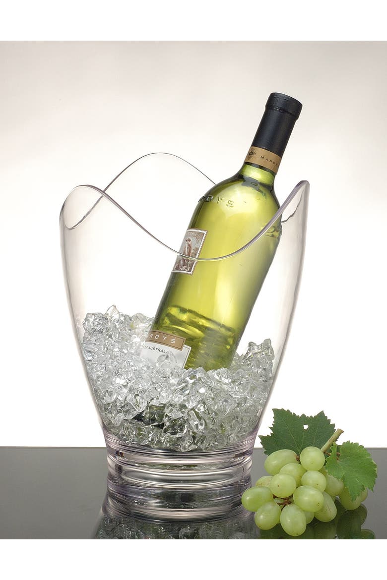 Salsa Wine Bucket, Main, color, Clear