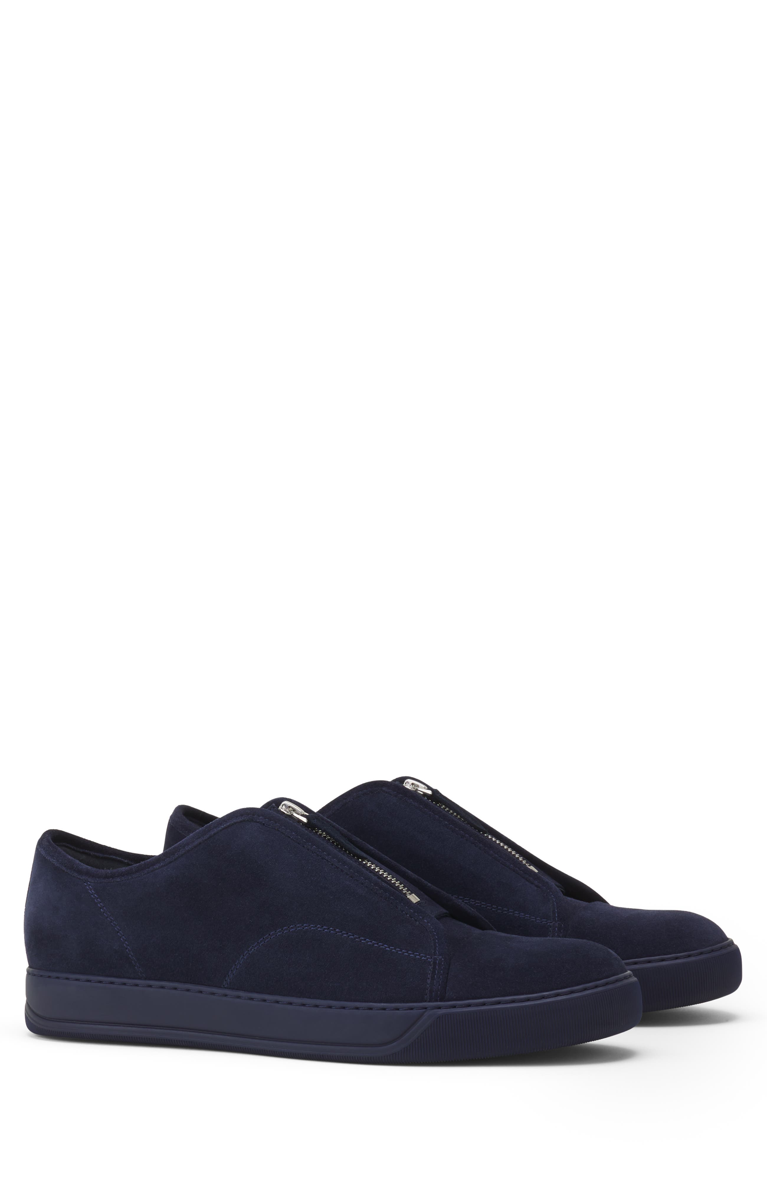Dbb1 Suede Zip Sneakers, Alternate, color, Blue