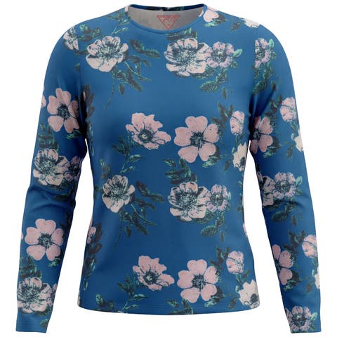 Long Sleeve Round Neck Knit Tee