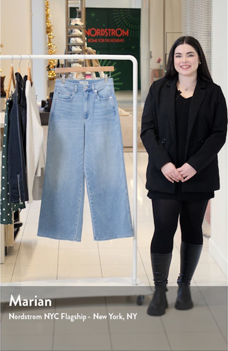 Juliette High Waist Ankle Wide Leg Jeans, sales video thumbnail