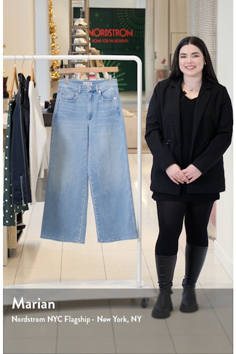 Juliette High Waist Ankle Wide Leg Jeans video