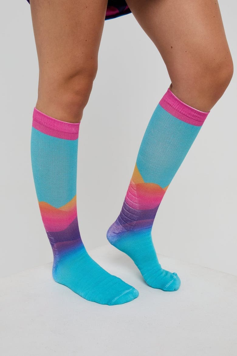 Mambo Sunset Ski / Snowboard Sock, Main, color, multi-colour