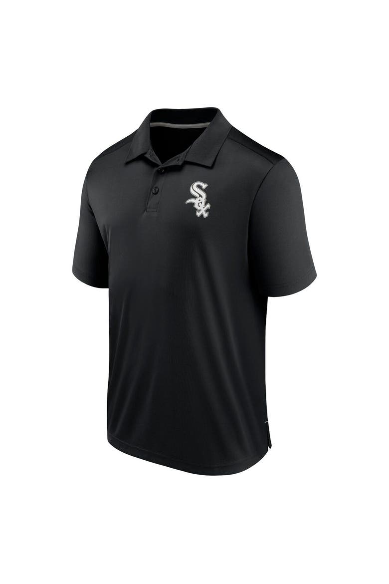 Men's Fanatics Branded  Black Chicago White Sox Fitted Polo, Alternate, color, Black