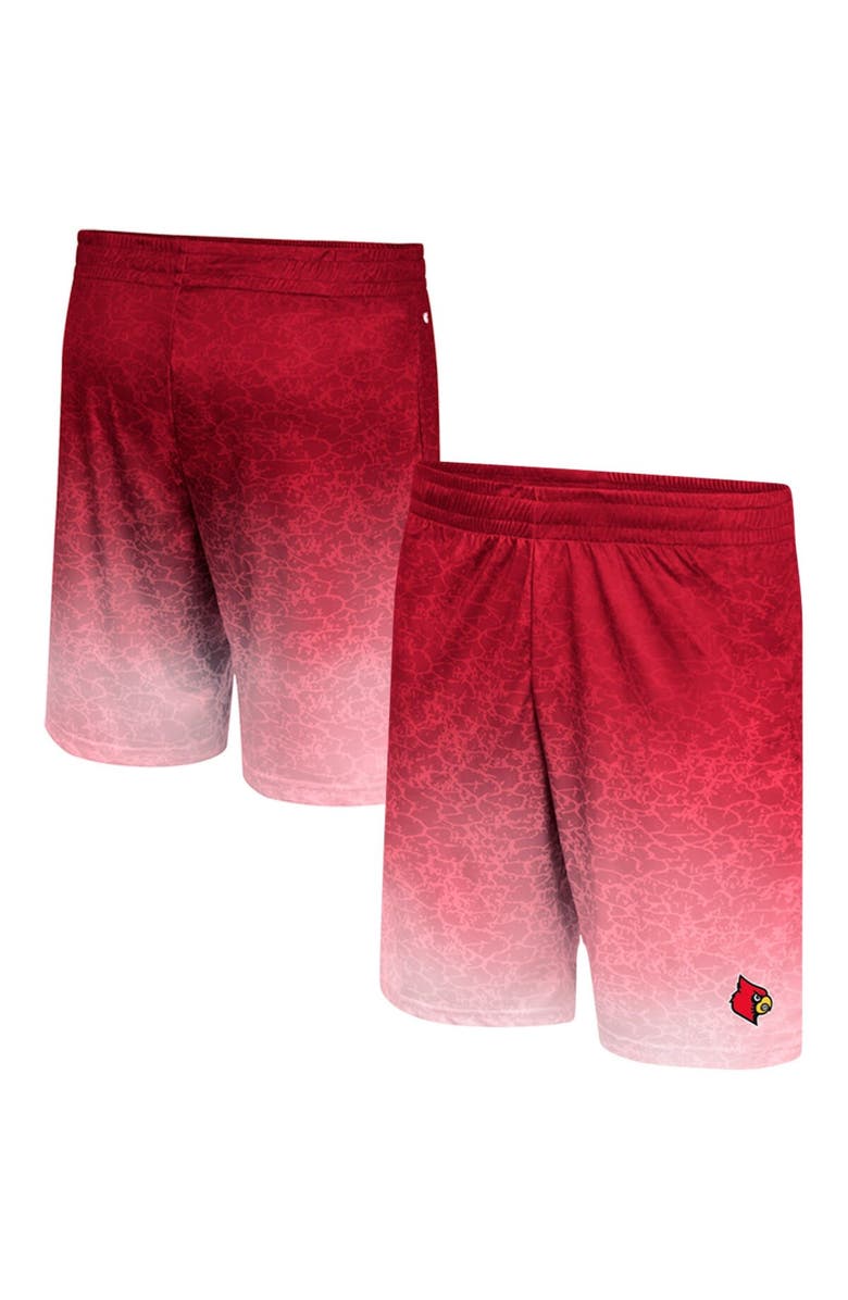 COLOSSEUM Men's Colosseum Red Louisville Cardinals Walter Shorts, Main, color, 