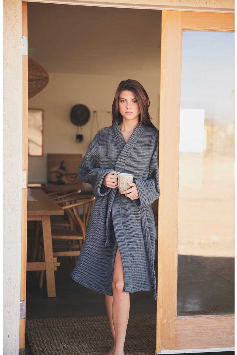 Guild Waffle Robe, Alternate, color, SLATE