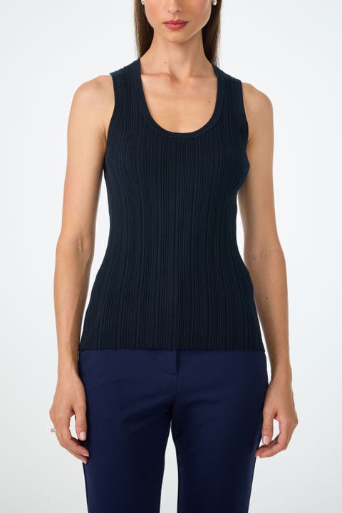 Gibraltar Scoop Neck Knit Tank