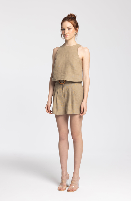 Monlicia Lena Linen Top