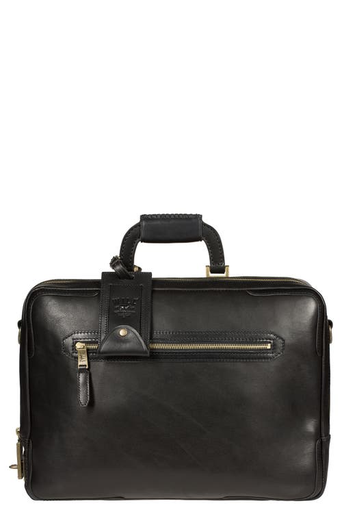 Will Leather Goods The Continental Leather Briefcase In Black