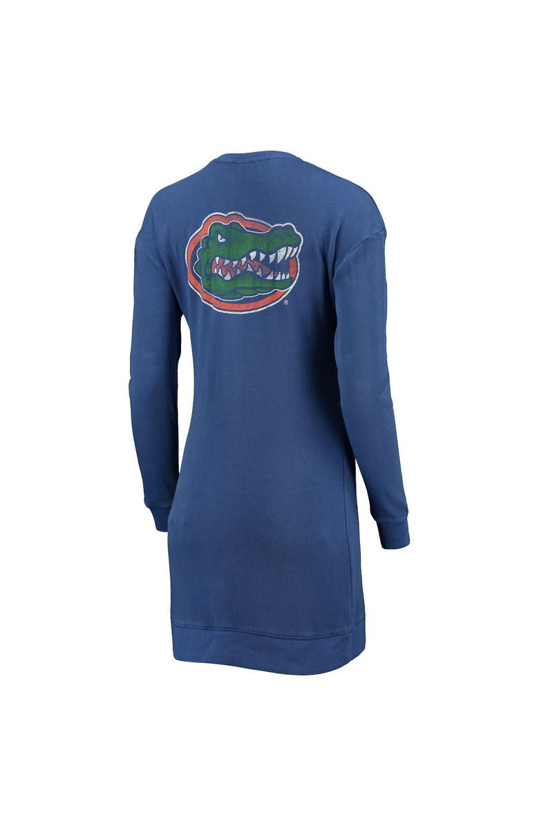 GAMEDAY COUTURE Women's Gameday Couture Royal Florida Gators 2-Hit Sweatshirt Mini Dress, Alternate, color, 